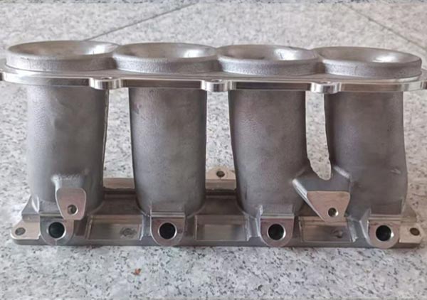 Cast aluminum exhaust pipes